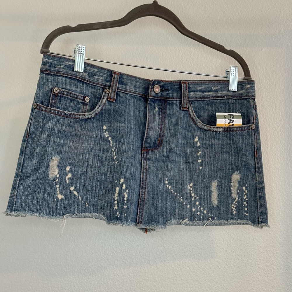 NWT Denim Mini Skirt